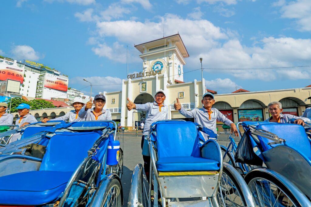 Cho-BenThanh, Travel, XichLo, Cyclo, FoodTour,
